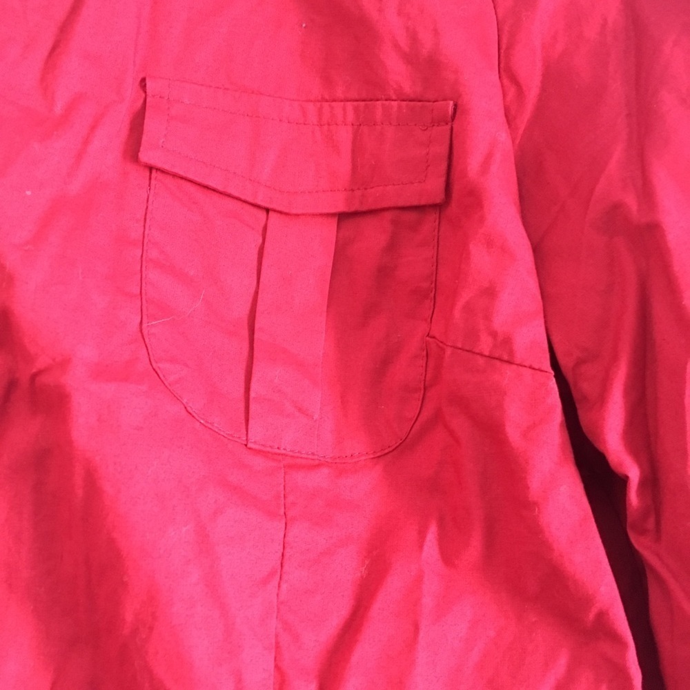 Red Button Down - Picture 4 of 4